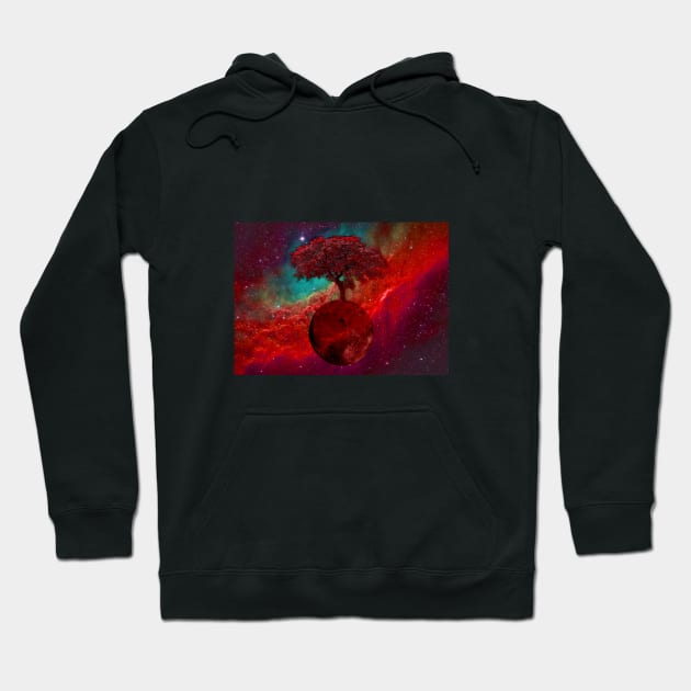 wise tree planet Hoodie by daviiday